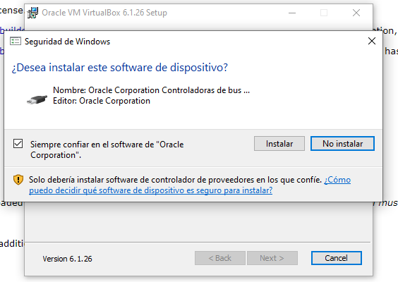 Virtualbox instalador